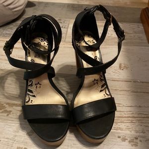 Black heels size 6 1/2 brash brand